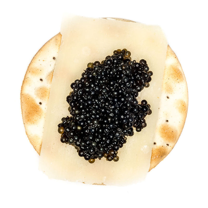 Fingerfood und Partyfood - Kaviar mit Parmesan Snack